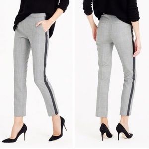 J. Crew Martie Pant Tuxedo Stripe in Glen Plaid 6T